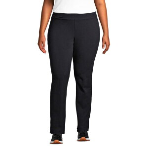�����Y�G���h ���f�B�[�X �{�g���X �J�W���A���p���c �X�g���[�g �v���X�T�C�Y Plusize Lands' End Starfish Slim Straight Leg Pull-On Pants Black �u���b�N