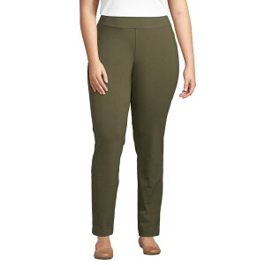 �����Y�G���h ���f�B�[�X �{�g���X �J�W���A���p���c �X�g���[�g �v���X�T�C�Y Plusize Lands' End Starfish Slim Straight Leg Pull-On Pants Forest Moss �t�H���X�g