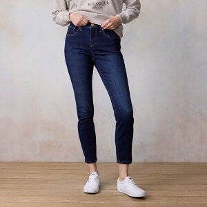 LC Lauren Conrad ���f�B�[�X �{�g���X �f�j���p���c �~�b�h���C�Y �W�[���Y Women's LC Lauren Conrad Midrise Skinny Jeans Ada Wash