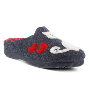 tNTX fB[X V[Y T_ Flexus by Spring Stepennelopie Women's Mules Navy lCr[