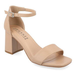 �W�����l �R���N�V���� ���f�B�[�X �V���[�Y �T���_�� Journee Collection Valenncia Women'superNatural Shades Tru Comfort Foam Dressandals Almond