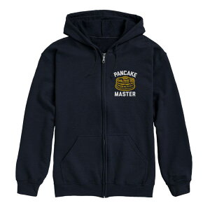 �A�j���L�����N�^�[ �����Y �g�b�v�X T�V���c �p�[�J�[ Licensed Character Men's Pancake Master Zip Hoodie Navy �l�C�r�[