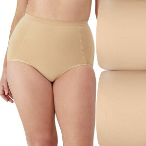�o�� ���f�B�[�X �{�g���X �J�W���A���p���c Bali 2-pack Ultra-Firm Control Seamlesshaping Brief Panty X245 Two Nudes
