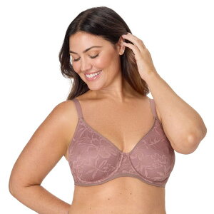 �o�� ���f�B�[�X �A���_�[�E�F�A �u���W���[ �R�b�g�� ���[�X Bali Breathe Cotton Modalace Convertible Strap Underwire Bra DF7590 Mocha ���J