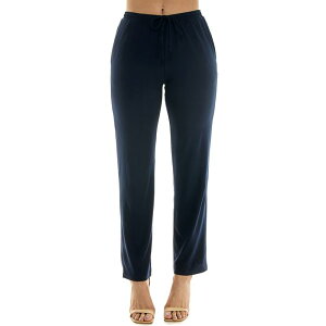 �j�i���I�i���h ���f�B�[�X �{�g���X �J�W���A���p���c Women's Nina Leonard Classic Drawstring Pant Navy �l�C�r�[