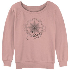 �A���u�����f�b�h ���f�B�[�X �g�b�v�X T�V���c �p�C�� �O���t�B�b�N Unbranded Juniors' Universe in Hand Graphic Slouchy Terry Desert Pink �s���N