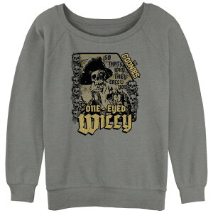 �A�j���L�����N�^�[ ���f�B�[�X �g�b�v�X T�V���c �p�C�� �O���t�B�b�N Licensed Character Juniors' The Goonies One-Eyed Willy Poster Graphic Slouchy Terry Gray Heather �O���[