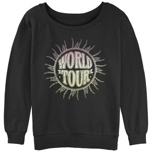 �A���u�����f�b�h ���f�B�[�X �g�b�v�X T�V���c �p�C�� �O���t�B�b�N Unbranded Juniors' World Tour Sun Slouchy Terry Graphic Pullover Black �u���b�N
