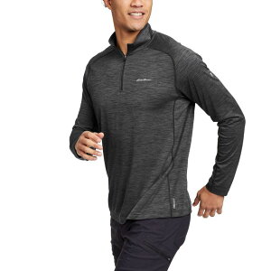 �G�f�B�[ �o�E�A�[ �����Y �g�b�v�X T�V���c Men's Eddie Baueresolution Quarter-Zip Top Carbon