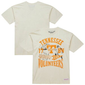 �~�b�`�F��&�l�X �����Y �g�b�v�X T�V���c Men's Mitchell & Ness Cream Tennessee Volunteers Heritage Scholar T-Shirten Beige �x�[�W��