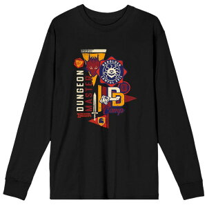 �A�j���L�����N�^�[ �����Y �g�b�v�X T�V���c �O���t�B�b�N Licensed Character Men's Dungeons & Dragons Dungeon Master Sporty Long Sleeve Graphic Tee Black �u���b�N