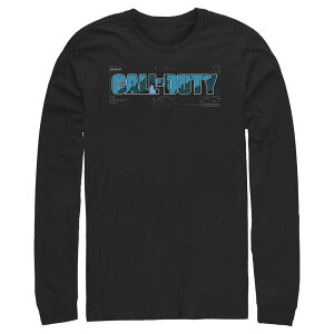 �A�j���L�����N�^�[ �����Y �g�b�v�X T�V���c ���S �O���t�B�b�N Licensed Character Men's Call Of Duty Blue Camo Title Logo Graphic Tee Black �u���b�N