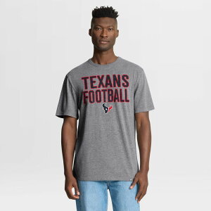 �t�@�i�e�B�N�X �����Y �g�b�v�X T�V���c �_�E�� Men's Fanatics Heather Gray Houston Texans First Down Tribute Tri-Blend T-Shirtxs Grey �O���[