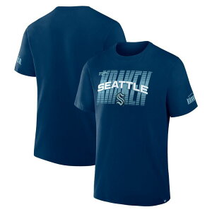�t�@�i�e�B�N�X �����Y �g�b�v�X T�V���c Men's Fanatics Deep Sea Blue Seattle Kraken Team Vision Legacy T-Shirt Krk Navy �l�C�r�[