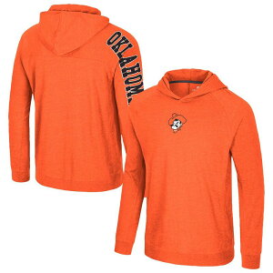 �R���V�A�� �����Y �g�b�v�X T�V���c Men's Colosseum Orange Oklahoma State Cowboys Back in Business Long Sleeve Raglan Hooded T-Shirt Oks Orange �I�����W