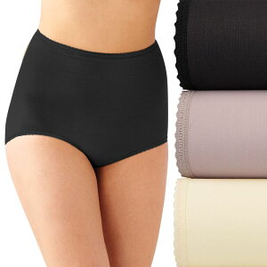 �o�� ���f�B�[�X �A���_�[�E�F�A �p���c Bali Skimp Skamp 3-Pack Full Cut Brief Underwear DFA633 Rose Asst