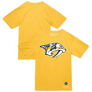 �~�b�`�F��&�l�X �����Y �g�b�v�X T�V���c Men's Mitchell & Ness Gold Nashville Predators Heritage T-Shirt Pdt Gold �S�[���h