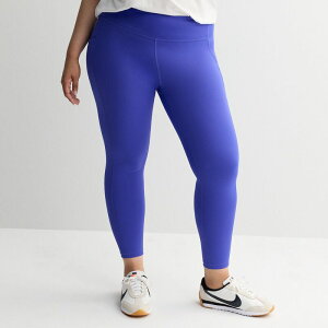 Tek Gear ���f�B�[�X �{�g���X �J�W���A���p���c �v���X�T�C�Y ���M���X �n�C�E�G�X�g Plusize Tek Gear Ultrastretchigh-Waisted Side Pocket 7/8 Leggingskylar Violet �o�C�I���b�g
