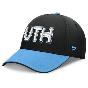 �t�@�i�e�B�N�X �����Y �A�N�Z�T���[ �X�q Men's Fanatics Black/Light Blue Utah Mammoth Authentic Pro Rink Team Code Flex Hat Utm Black �u���b�N