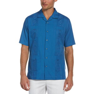 �L���[�o�x�� �����Y �g�b�v�X T�V���c �_�E�� Men's Cubavera Guayabera Button-Down Shirt Navy �l�C�r�[