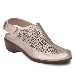 �C�[�W�[�X�s���b�g ���f�B�[�X �V���[�Y �T���_�� ���U�[ Easy Spirit Dawn Women's Perforated Leather Slingback Mules Bronze