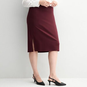�i�C���E�F�X�g ���f�B�[�X �{�g���X�J�[�g �v���X�T�C�Y Plusize Nine West Ponte Pencil Skirt Maddie Plum �v����