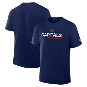 �t�@�i�e�B�N�X �����Y �g�b�v�X T�V���c �L���b�v Men's Fanatics Navy Washington Capitals Authentic Pro Primary T-Shirt Cap Navy �l�C�r�[