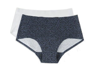 �i�`������ ���f�B�[�X �A���_�[�E�F�A �p���c Women's the naturaleakproof Boyshort Panty 2 Pack 6058 Leopard Swirl �A�j�}��