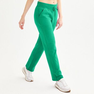 Tek Gear ���f�B�[�X �{�g���X �J�W���A���p���c �t���[�X Women's Tek Gear Ultrasoft Fleece Pantstudio Green �O���[��