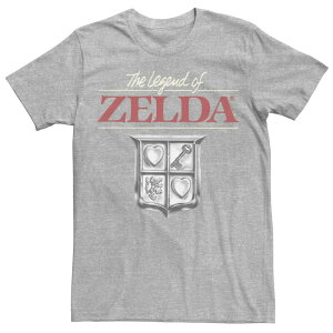 �A�j���L�����N�^�[ �����Y �g�b�v�X T�V���c ���S Licensed Character Men's Nintendo The Legend Of Zelda Original Box Art Logo Tee Athletic Heather �w�U�[