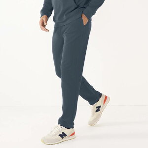 Tek Gear �����Y �{�g���X �J�W���A���p���c �t���[�X Men's Tek Gear Ultra Soft Open Hem Fleece Pants Common Blue �u���[