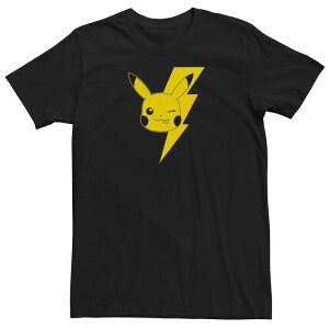 �A�j���L�����N�^�[ �����Y �g�b�v�X T�V���c Licensed Character Men's Pokemon Pocket Lighting Pikachu Tee Multi �}���`�J���[