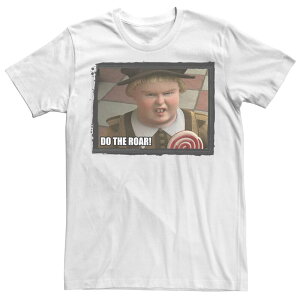 �A�j���L�����N�^�[ �����Y �g�b�v�X T�V���c Licensed Character Men'shrek Do The Roar Meme Framed Poster Tee White �z���C�g