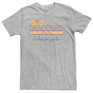 �A�j���L�����N�^�[ �����Y �g�b�v�X T�V���c ���S Licensed Character Men's Gilmore Girls Dragonfly Inn Logo Tee Athletic Heather �w�U�[