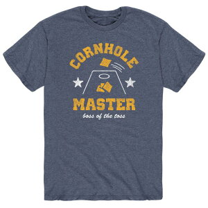 �A�j���L�����N�^�[ �����Y �g�b�v�X T�V���c Licensed Character Men's Cornhole Master Tee Heather Blue �w�U�[