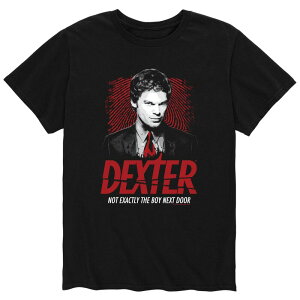 �A�j���L�����N�^�[ �����Y �g�b�v�X T�V���c Licensed Character Men's Dexter Boy Next Door Tee Black �u���b�N