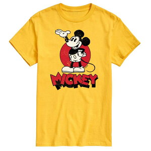 �f�B�Y�j�[ �����Y �g�b�v�X T�V���c �O���t�B�b�N Disney's Mickey Heritage Men's Graphic Tee Yellow �C�G���[