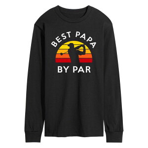 �A�j���L�����N�^�[ �����Y �g�b�v�X T�V���c �O���t�B�b�N Licensed Character Men's Best Papa By Par Golf Graphic Tee Black �u���b�N