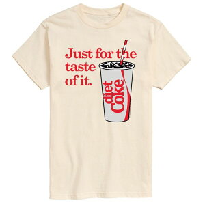 �A�j���L�����N�^�[ �����Y �g�b�v�X T�V���c �O���t�B�b�N Licensed Character Men's Diet Coke Just For The Taste Of It Graphic Tee Beige �x�[�W��