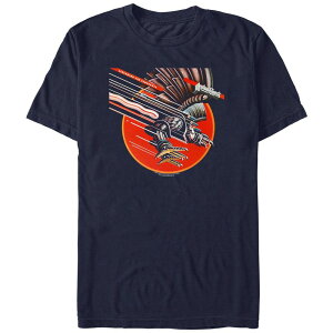 �A�j���L�����N�^�[ �����Y �g�b�v�X T�V���c �O���t�B�b�N Licensed Character Men's Judas Priest Screaming For Vengeance Graphic Tee Navy �l�C�r�[