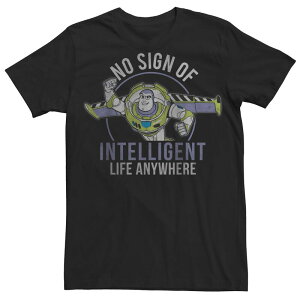 �f�B�Y�j�[ �s�N�T�[ �����Y �g�b�v�X T�V���c �O���t�B�b�N Disney / Pixar's Toy Story Buzz Lightyear Men's Intelligent Life Graphic Tee Black �u���b�N