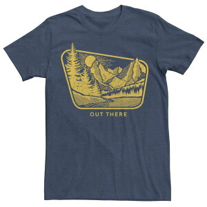 �A�j���L�����N�^�[ �����Y �g�b�v�X T�V���c Licensed Character Men's Fifth Sun Outhere Mountains And River Tee Navy Heather �w�U�[