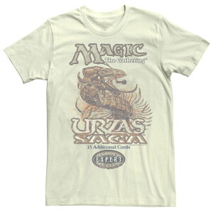 �A�j���L�����N�^�[ �����Y �g�b�v�X T�V���c ���S Licensed Character Men's Magic: The Gathering Urza'saga Logo Tee Natural