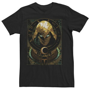 �A�j���L�����N�^�[ �����Y �g�b�v�X T�V���c Licensed Character Men's Marvel Moon Knight Scarb Moon Boxed Tee Black �u���b�N