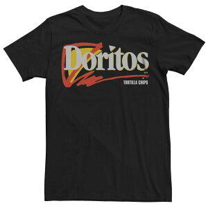 �A�j���L�����N�^�[ �����Y �g�b�v�X T�V���c ���S Licensed Character Men's Doritos Tortilla Chips Logo Tee Black �u���b�N