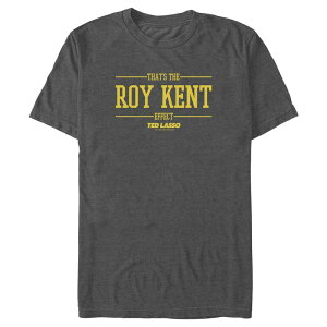�A�j���L�����N�^�[ �����Y �g�b�v�X T�V���c �O���t�B�b�N Licensed Character Men's Ted Lasso That's The Roy Kent Effect Graphic Tee Charcoal Heather �`���R�[��