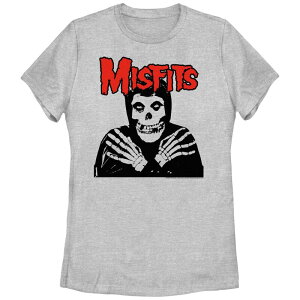 �A�j���L�����N�^�[ ���f�B�[�X �g�b�v�X T�V���c �O���t�B�b�N Licensed Character Juniors' The Misfitskull Arms Crossed Graphic Tee Athletic Heather �w�U�[