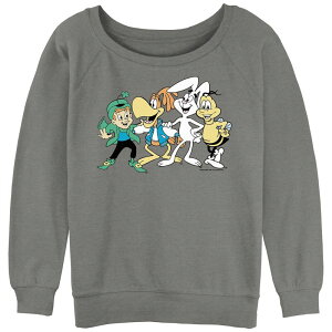 �A�j���L�����N�^�[ ���f�B�[�X �g�b�v�X T�V���c �p�C�� �O���t�B�b�N Licensed Character Juniors' General Mills Cereal Mascotslouchy Terry Graphic Pullover Gray Heather �O���[