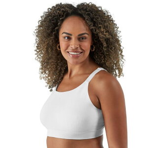 �o�� ���f�B�[�X �A���_�[�E�F�A �u���W���[ Bali Comfort Revolution Modern Seamless Bralette DFMSBR White �z���C�g