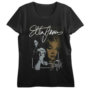 �A�j���L�����N�^�[ ���f�B�[�X �g�b�v�X T�V���c �O���t�B�b�N Licensed Character Juniors' Etta James Collage Art Graphic Tee Black �u���b�N